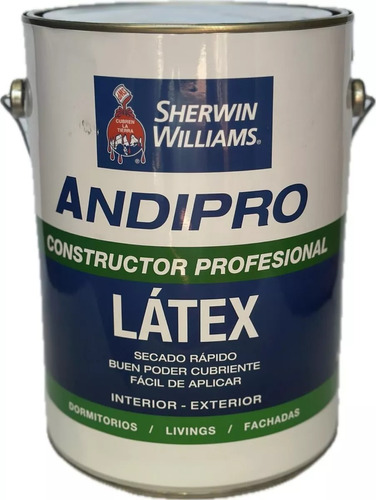 Latex Al Agua Andipro Sherwin Williams Galon