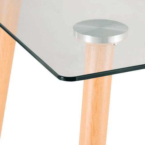 Mesa Rectangular De Vidrio 120x80 Cms