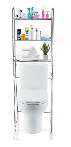 Rack Organizador Mueble Baño Sanitario Taza 3 Niveles