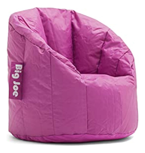 Big Joe Milano Kid's Bean Bag Chair, Pink Passion Smartmax, 
