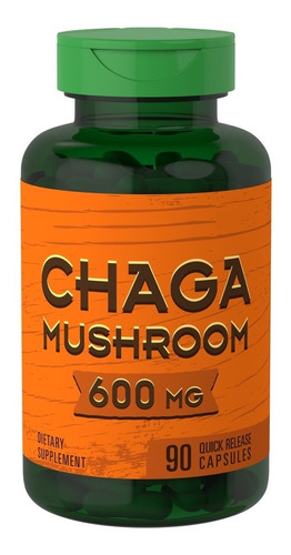 Hongo Chaga Mushroom Superalimento 600 Mg Colesterol Adaptogen