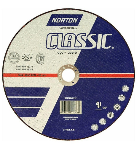 Disco De Corte Ferro Classic 4.1/2x1 X 7/8 Norton