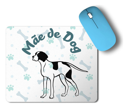 Mouse Pad Mãe De Cachorro Mãe De Dog Pointer Inglês