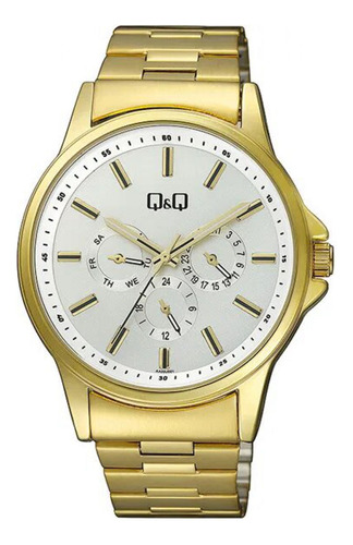 Reloj Para Hombre Q&q Classic Aa32j001y Dorado