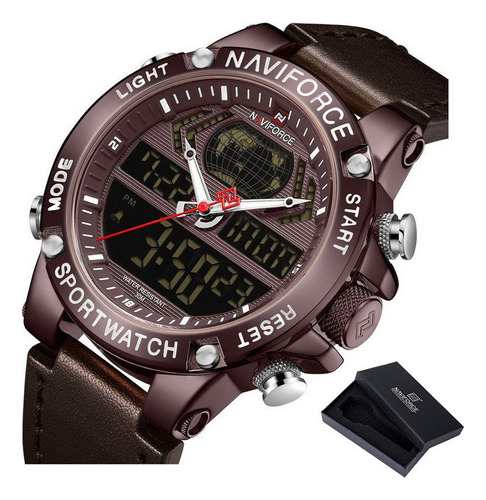 Relojes Con Alarma Naviforce Chronograph Luminous