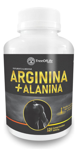 L-arginina + Alanina 120 Comprimidos 1000mg