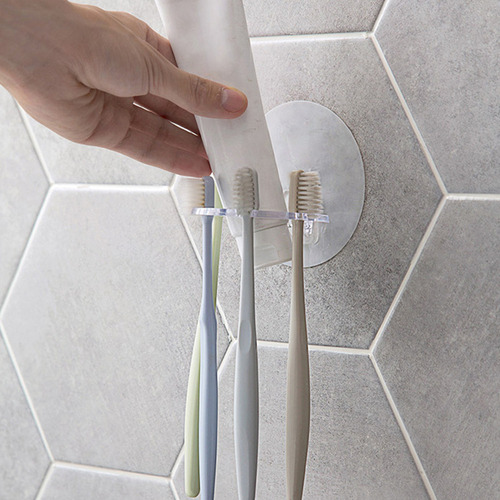 .x Estante Organizador De Pasta De Dientes Y Cepillos De