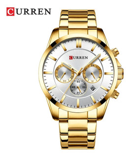 Reloj Para Hombre Curren 8358 8358 Dorado