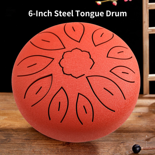 Mazo Zen Drum Con Lengüeta De Acero De 6 Pulgadas, 11 Notas,