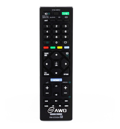 Awo Rm-ed054 Nuevo Control Remoto De Tv En Reemplazo Para Kd