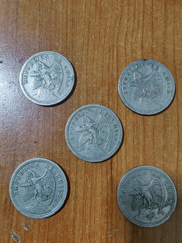 Monedas Chilena De 1 Peso Del 1933 En Excelente Estado 