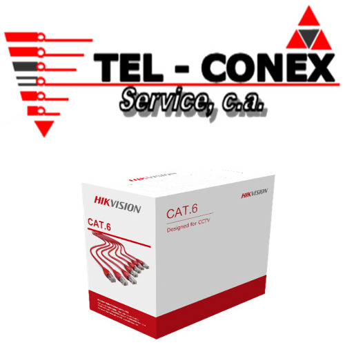 Cable De Red Utp Cat6 305mts 100% Mod: Ds1ln6u-g Hik Vision