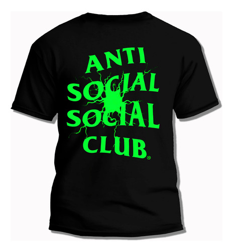 Playera Antisocial Telaraña Estilo Unico Premium