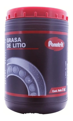 Grasa De Litio Roja X 1kg Penetrit