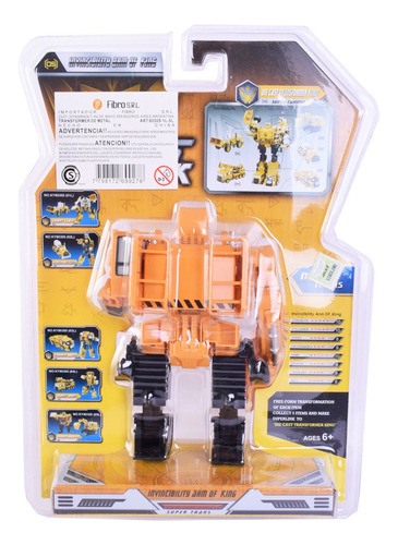 Transformer Vehiculos De Construcción De Metal