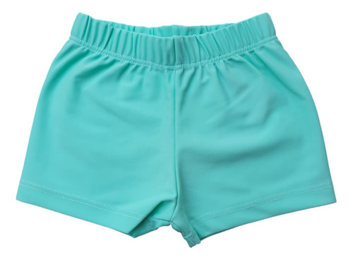 Short Malla Bebe Beba Protección Uv Agua Naranjo Parte Abajo