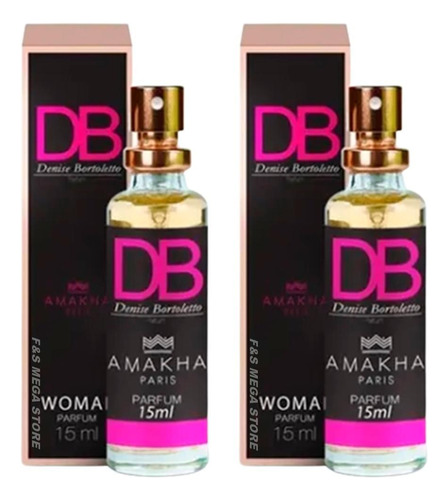 Kit 2 Perfume Db Feminino Amakha Paris Bolso Bolsa