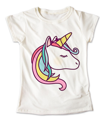 Blusa Unicornio Colores Poni Playera Estampado Ojos 040