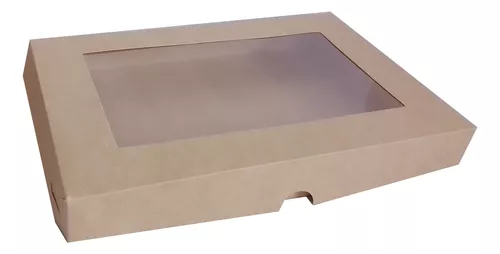 Caja Blanca para Galletas con Ventana de Acetato (50 PZS)