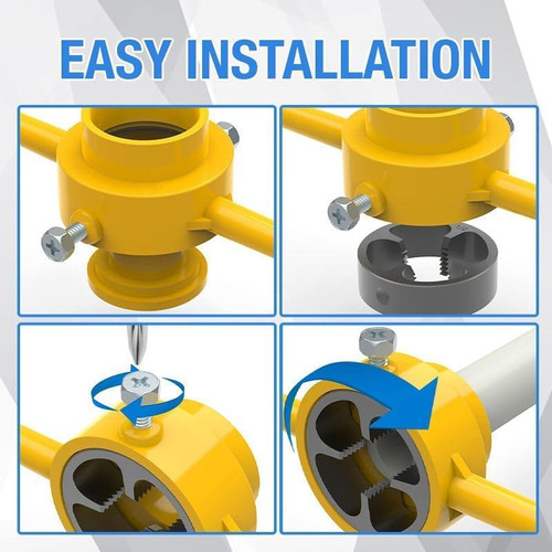 A A Herramienta For Hacer Roscas De Pvc Kit De Matrices