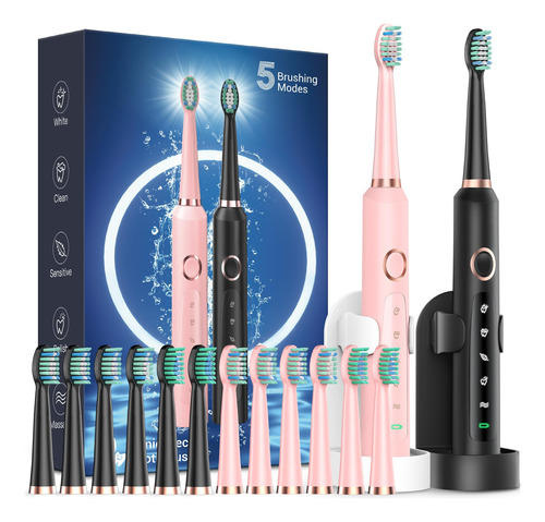 Cepillo De Dientes Eléctrico Rtauys Para Adultos, Paquete De