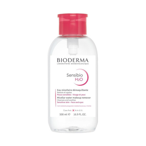 Imagen 1 de 2 de Agua micelar Bioderma Sensibio H2O Bomba Inversa para piel sensible, normal a mixta 500 ml
