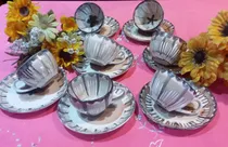 Comprar Antiguo Juego De Cafe Loza Hartford 14 Pzas N548