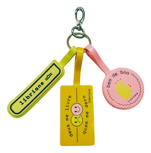 Kit Chaveiros Signos Melissa Cor Libra