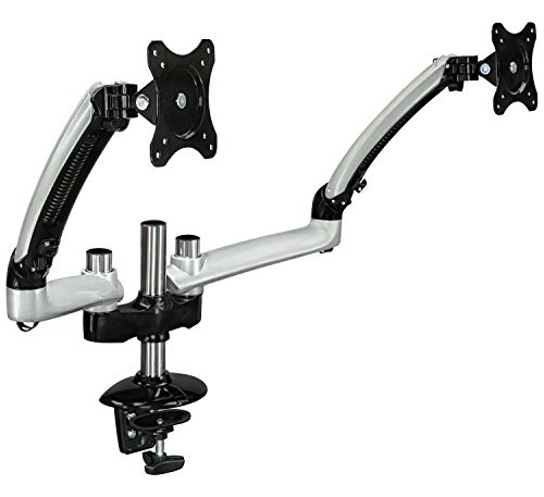 Mountit Dual Monitor Arm Soporte De Mesa Con Resorte De Gas 