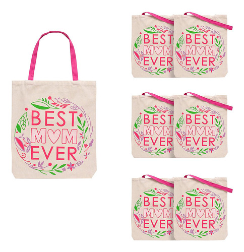 Fun Express Bolsa Lona Para Dia Madre 15 X 17 6 Pieza