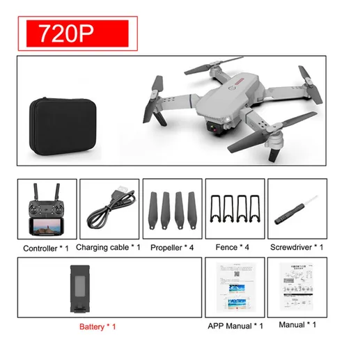 Dron E88 Pro Con Cámara Para Adultos Hd Live Video Camera Dron E88 Pro Con Cámara Para Adultos Hd Live Video Camera