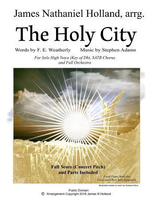 Libro The Holy City : For Solo High Voice (db) Satb Choir...