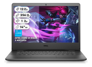 Portátil Dell Core I5-1135g7 Ram12gb Ssd256gb Hdd1tb 14 Pul