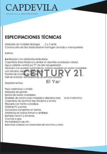Imagen 3 de 3 de Departamentos En Desarrollo En Villa Urquiza De 2 Y 3 Ambientes Excelente Zona