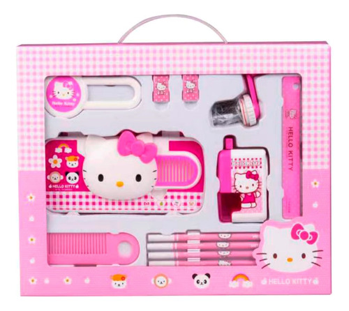 Kit De Papeleria De 7 Pzs Heello Kiitty