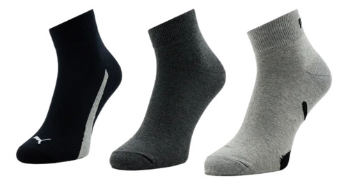 Calcetines Puma Lifestyle Quarter 3 Pares Deportivos Algodón