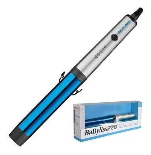 Rizador Ondulador Nano Titanium Babyliss Pro Azul 32mm