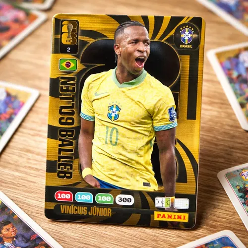 Card Golden Baller Copa Do Mundo 2026 Vinicius Júnior Panini
