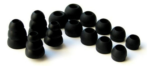 Eartips Negros Compatibles Con Monster Isport Victory.