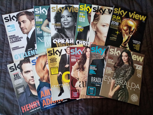 Revistas Sky View Año 2018, Completas