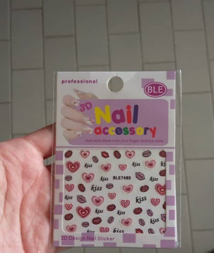 2 Stickers Para Uñas 