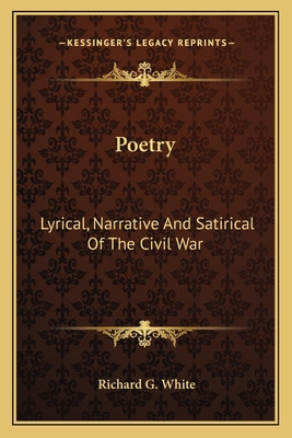 Libro Poetry: Lyrical, Narrative And Satirical Of The Civ...