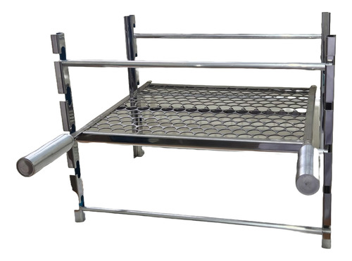 Suporte De Churrasqueira E Grelha Inox Kit Plenno Churrasqueiras Premium x 2