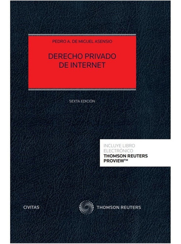 Libro Derecho Privado De Internet 6 Edicion - Pedro De Mi...