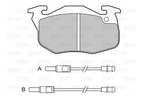 Pastilla De Freno Bendix (del.) Citroen Ax/saxo/zx 1.9d