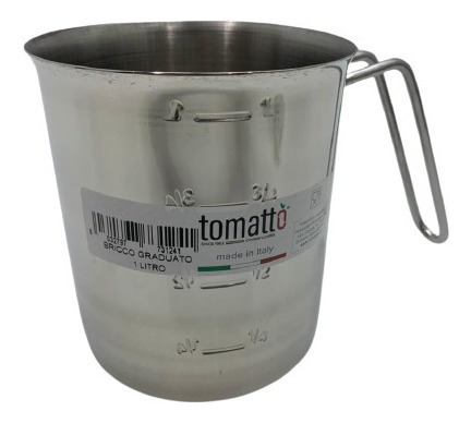 Tazon Jarra Lechera Acero 1 Lt Barista Tomatto F. 4970 Xavi