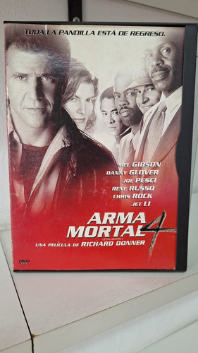 Dvd -- Arma Mortal 4 Con Mel Gibson