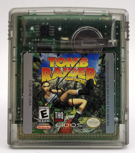 Tomb Raider Starring Lara Croft Gbc Nintendo * R G Gallery