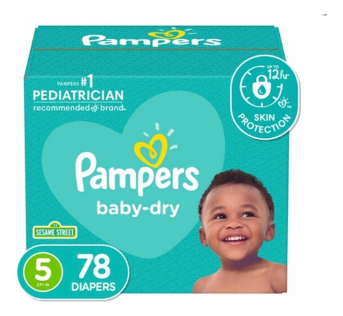 Pañales Pampers Pañales 5 X 78