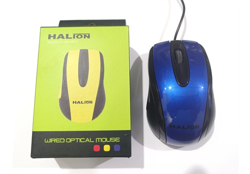 Mouse Halion Ha M812 Usb Optico - Nuevo En Caja X Unidad